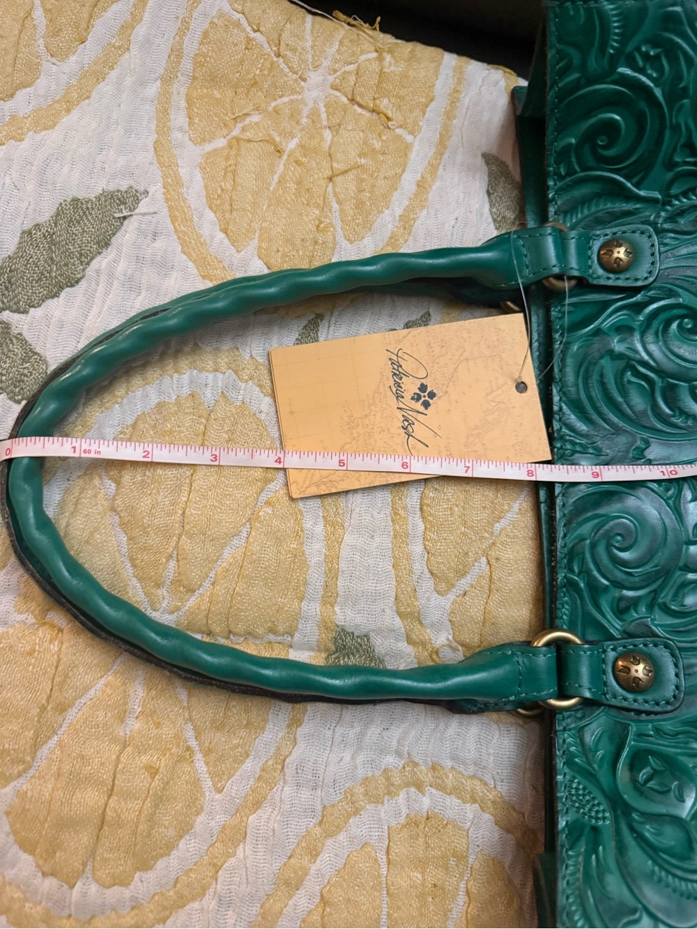 Patricia Nash Large Tooled Leather Tote NWT - Picture 16 of 16